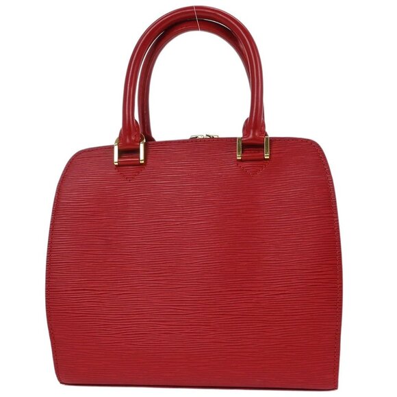 Louis Vuitton Red Epi Pont Neuf Handbag - Picture 1 of 10